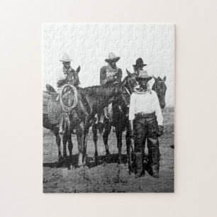 Quebra-cabeça Cowboys Negros Em Bonham Texas 1890