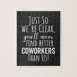 Quebra-cabeça Coworker Goodbye Deslocamento de Colaboradores