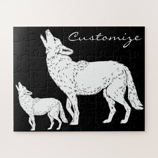 Quebra-cabeça Coyote Howling Thunder_Cove (Horizontal)