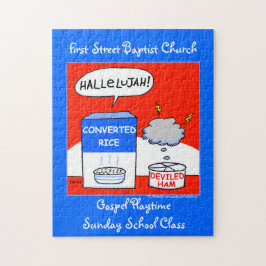 Quebra-cabeça Cozinha da Igreja Cristã de Cartoons Cuta Evangéli