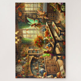 Quebra-cabeça Cozinha Encantadora de Queda de Fairies coletando