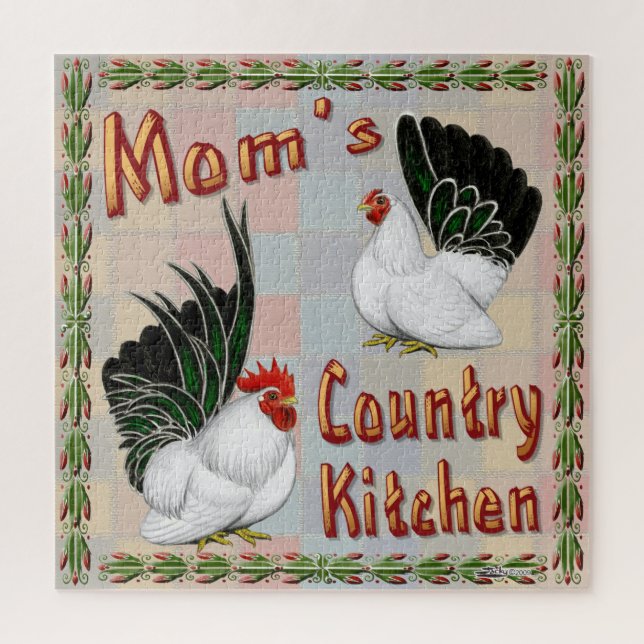 Quebra-cabeça Cozinha mãe (Vertical)