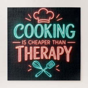 Quebra-cabeça Cozinhar É Mais Barato Que Terapia