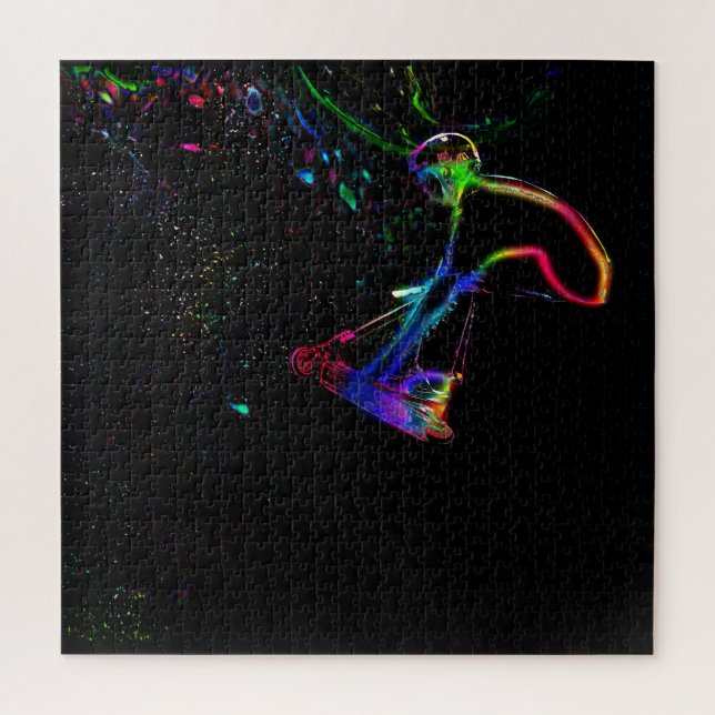 Quebra-cabeça Cozinhar no Espaço - Patinete (Vertical)