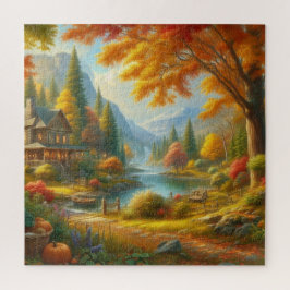 Quebra-cabeça Cozy Cabin In The Woods