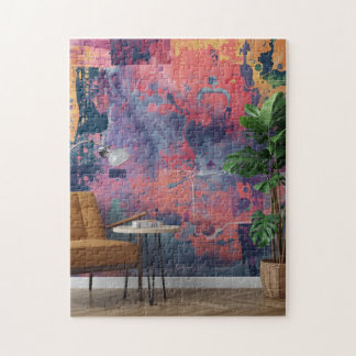 Quebra-cabeça Cozy Colorful Wall Puzzle – Modern Calm Interior