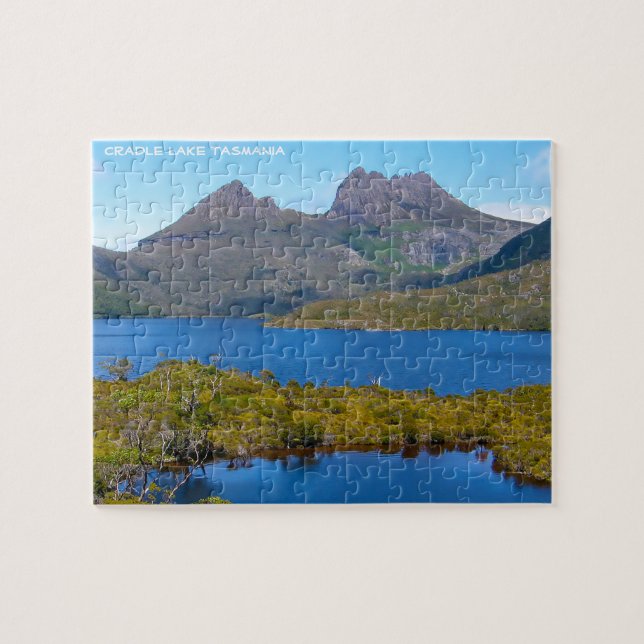 Quebra-cabeça Cradle Lake Tasmania Austrália (Horizontal)