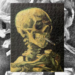 Quebra-cabeça Crânio com cigarro queimado por Vincent van Gogh<br><div class="desc">Crânio com Cigarro queimado por Vincent van Gogh é um apos impressionismo de arte de vintage que ainda pinta a vida. Um retrato do esqueleto humano fumando. Imagem do excelente a utilizar em produtos anti-tabagismo. Fumar matares 1.000 a cada ano, ajudar alguém a parar de fumar hoje. Imagem de excelente...</div>
