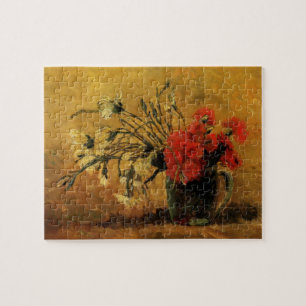 Quebra-cabeça Cravo Vermelho e Branco por Vincent van Gogh