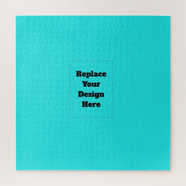 Quebra-cabeça Create Your Own cyan (Vertical)