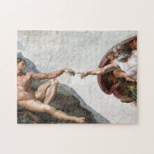 Quebra-cabeça creation of adam