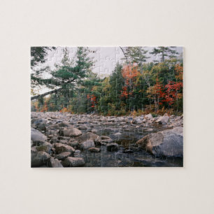 Quebra-cabeça Creek em Vermont no outono
