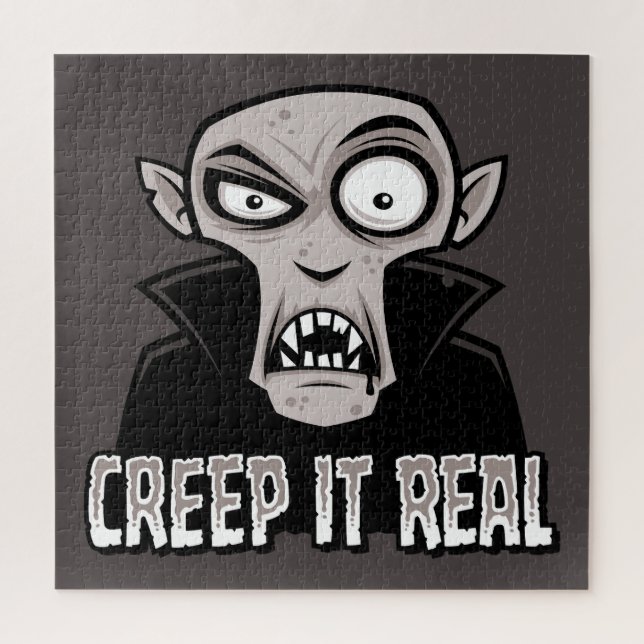 Quebra-cabeça Creep It Real Classic Horror Vampire Design (Vertical)