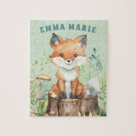 Quebra-cabeça Crianças de Animais da Floresta Fox Woodland Perso
