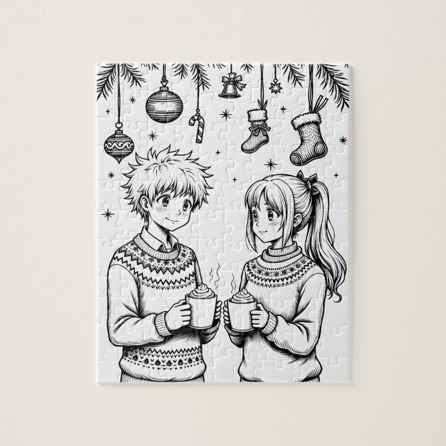 Quebra-cabeça Crianças de Natal  (Family Christmas Puzzle!)