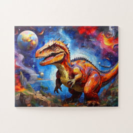 Quebra-cabeça Crianças - Dinossauro Colorido