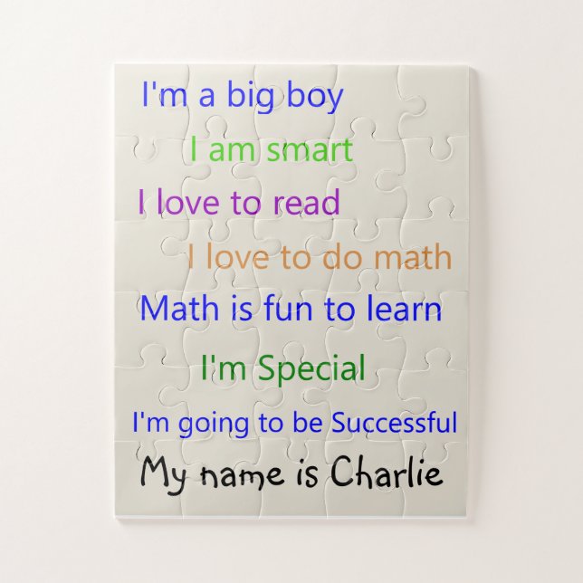 Quebra-cabeça Crianças Eu sou Especial (Vertical)