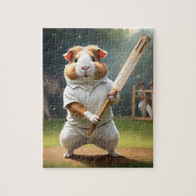 Quebra-cabeça Cricket Craze: A Guiné Pigra Grande Combate (Vertical)