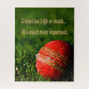 Quebra-cabeça Cricket Red Ball Motivação Engraçada