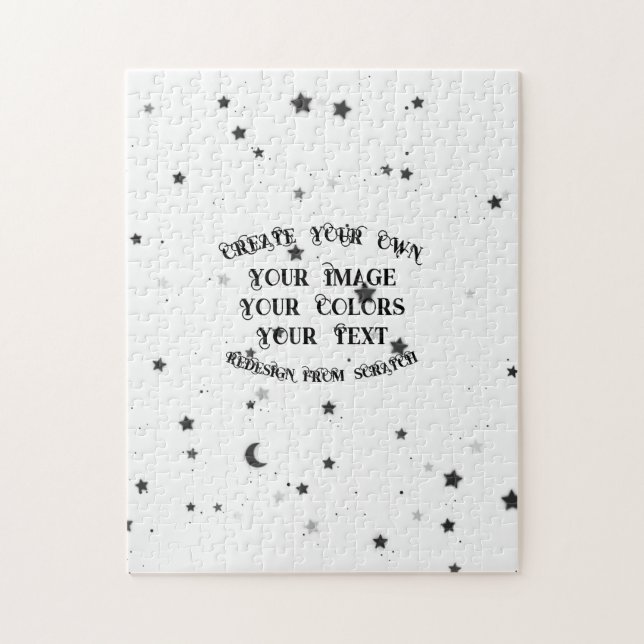 Quebra-cabeça Crie seu personalizado personalizado (Vertical)