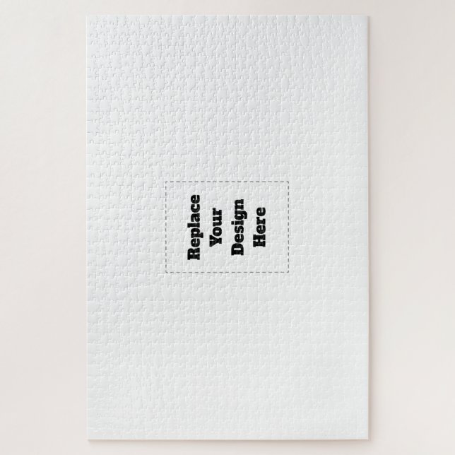 Quebra-cabeça Crie seu próprio branco (Vertical)