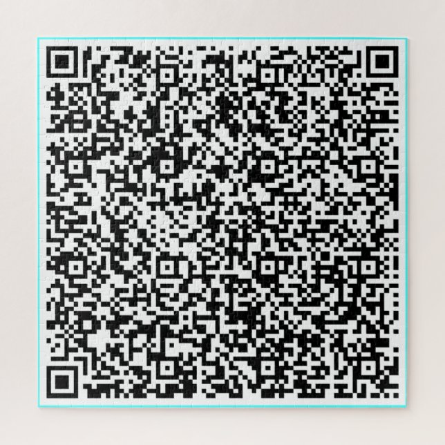 Quebra-cabeça Crie Seu Próprio Código QR Engraçado Personalizado (Vertical)