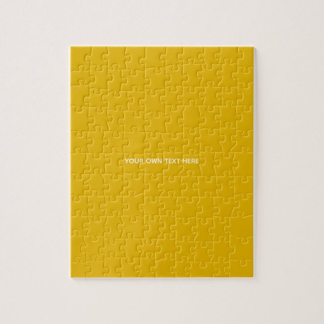 Quebra-cabeça Crie Seu Próprio Design Amarelo Personalizado (Vertical)
