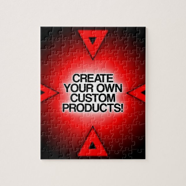 Quebra-cabeça Crie seu próprio personalizado, personalizado e ex (Vertical)