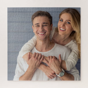 Quebra-cabeça Crie Seu Próprio Quadro de Foto de Casal Personali