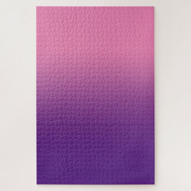 Quebra-cabeça Crie Seu Próprio Tom Royal Roxo Ombre (Vertical)
