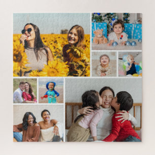 Quebra-cabeça Crie sua própria colagem de 8 fotos