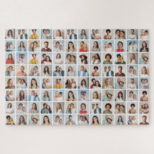 Quebra-cabeça Crie Sua Própria Colagem de 96 Fotos