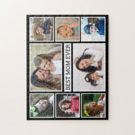 Quebra-cabeça Crie Sua Própria Colagem de Fotografias Melhor Mãe