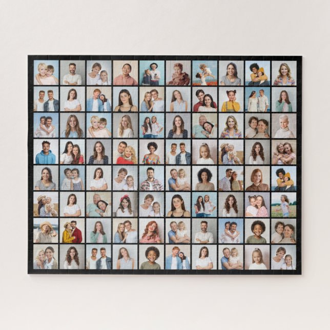 Quebra-cabeça Crie Sua Própria Colagem De Fotos 80 (Horizontal)