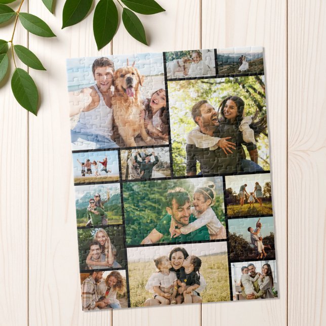 Quebra-cabeça Crie Sua Própria Colagem de Fotos Personalizada co (Criador carregado)