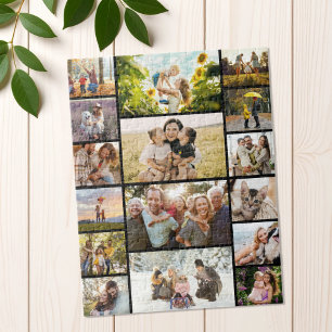 Quebra-cabeça Crie Sua Própria Colagem de Fotos Personalizada co