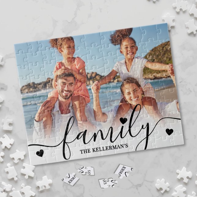 Quebra-cabeça Crie sua própria foto de família (Create your Own Family Photo Jigsaw Puzzle)