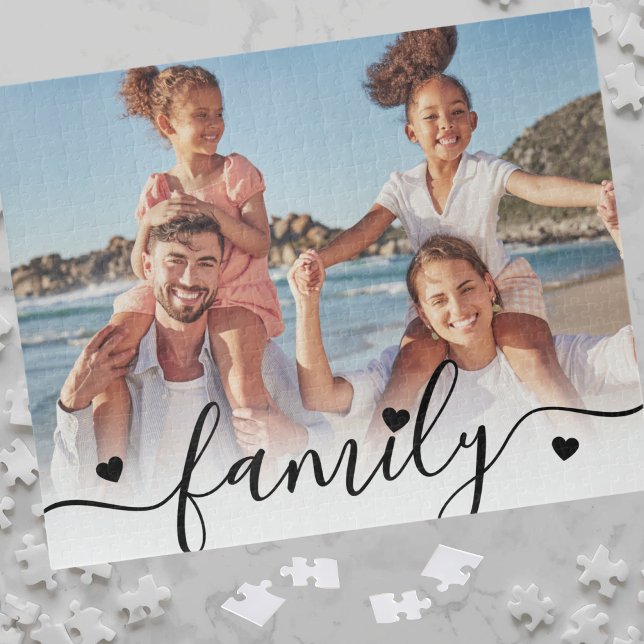 Quebra-cabeça Crie Sua Própria Foto de Família (Create Your Own Family Photo Jigsaw Puzzle)