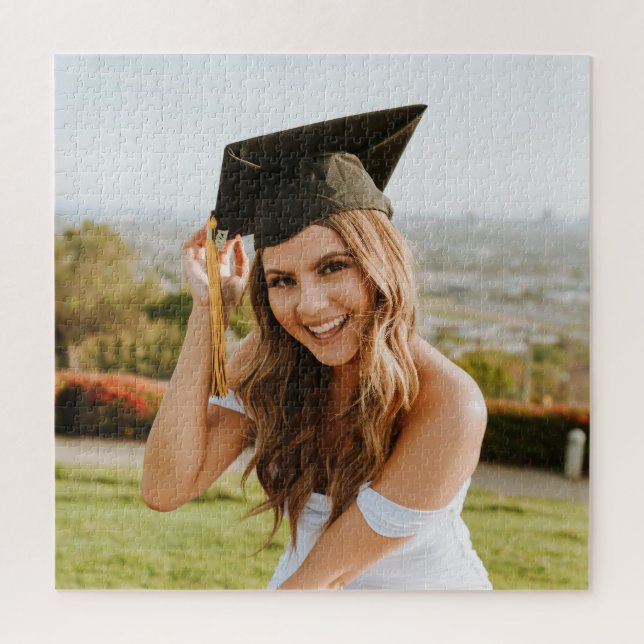 Quebra-cabeça Crie Sua Própria Foto de Graduado Personalizada (Vertical)