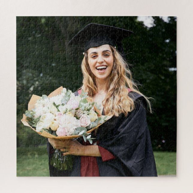 Quebra-cabeça Crie Sua Própria Foto de Graduado Personalizada (Vertical)
