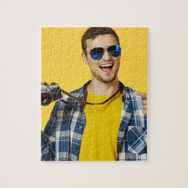 Quebra-cabeça Crie sua própria foto personalizada (Vertical)