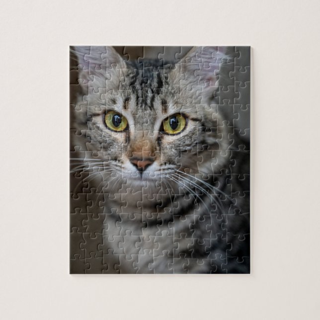 Quebra-cabeça Crie Sua Própria Foto Personalizada de Gato de Est (Vertical)