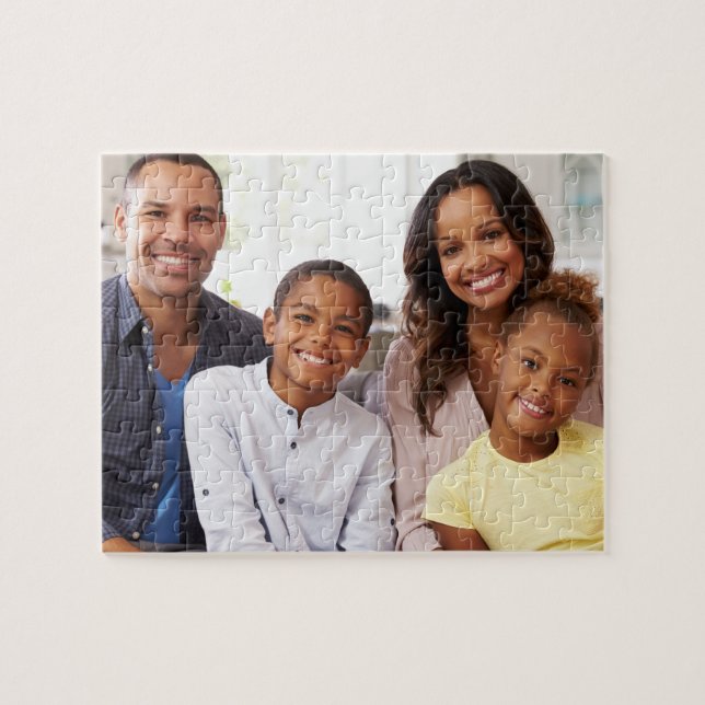 Quebra-cabeça Crie Sua Própria Foto Personalizada DIY (Horizontal)