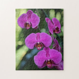 Quebra-cabeça Crie Sua Própria Orquídea Roxa Bonita Flor