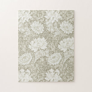 Quebra-cabeça Crisântemo Marfim, William Morris