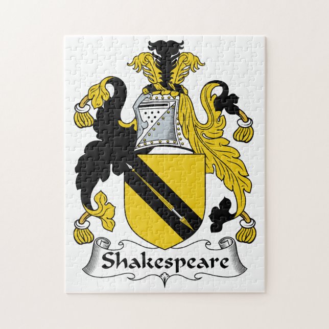 Quebra-cabeça Crista da família de Shakespeare (Vertical)