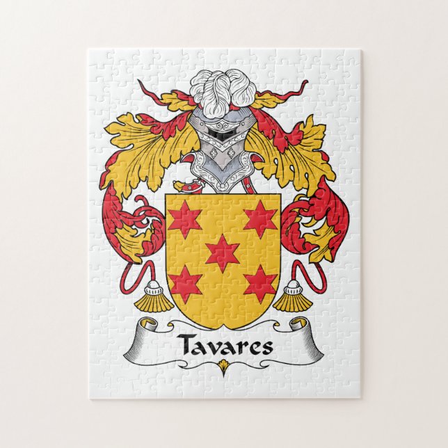 Quebra-cabeça Crista da família de Tavares (Vertical)