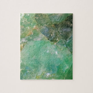 Quebra-cabeça Cristal de quartzo verde do absinto