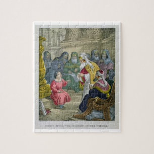 Quebra-cabeça Cristo com os doutores no templo, de um bibl