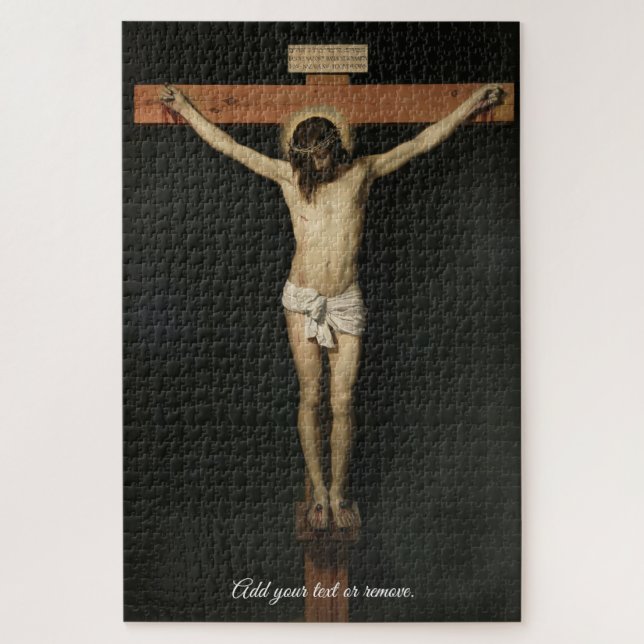 Quebra-cabeça "Cristo Crucified", por Diego Valazquez, 1632, (Vertical)